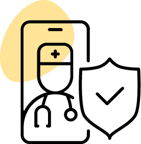 Mobile Medical help icon